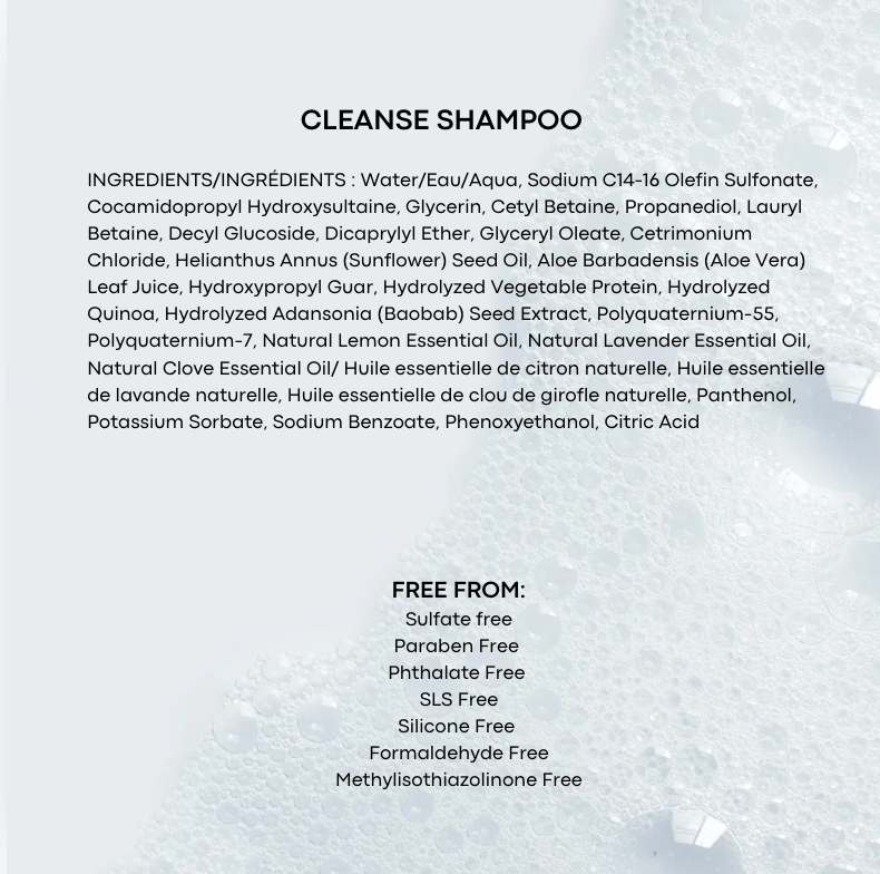 BEHIND THE SCENES: Cleanse Shampoo